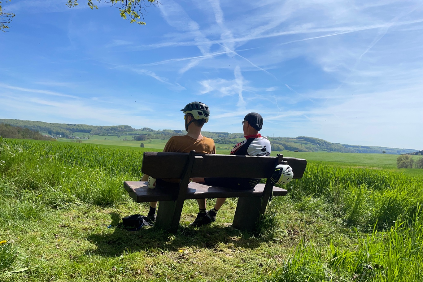 The trail with stairs our route was planned over