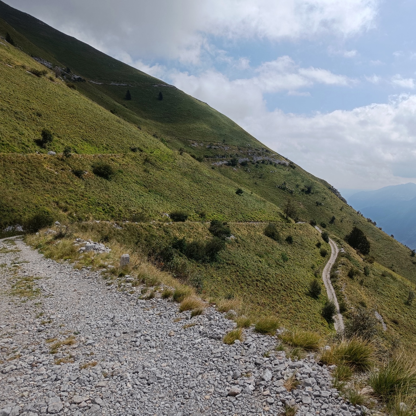 Descent with beautiful views