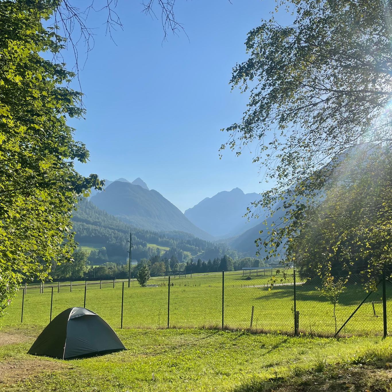 The view from our campsite