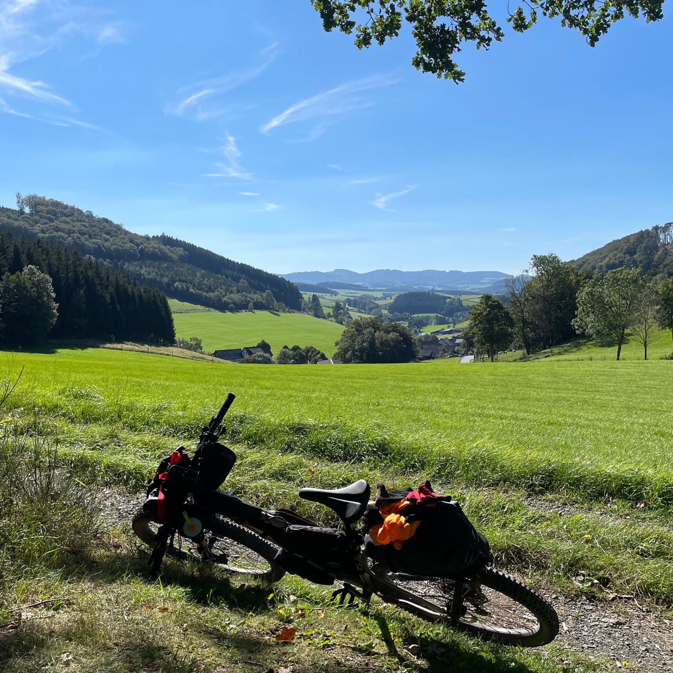 Taking a rest at the top