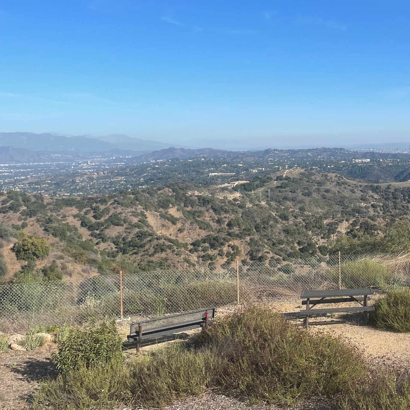 View from an old Nike nuclear missile launch site