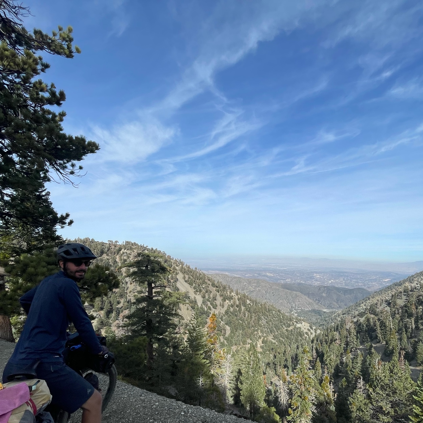 The view while going down