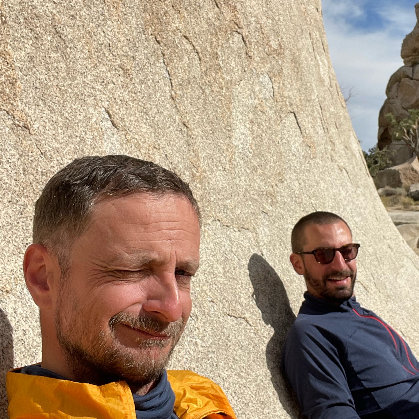 Chilling after lunch