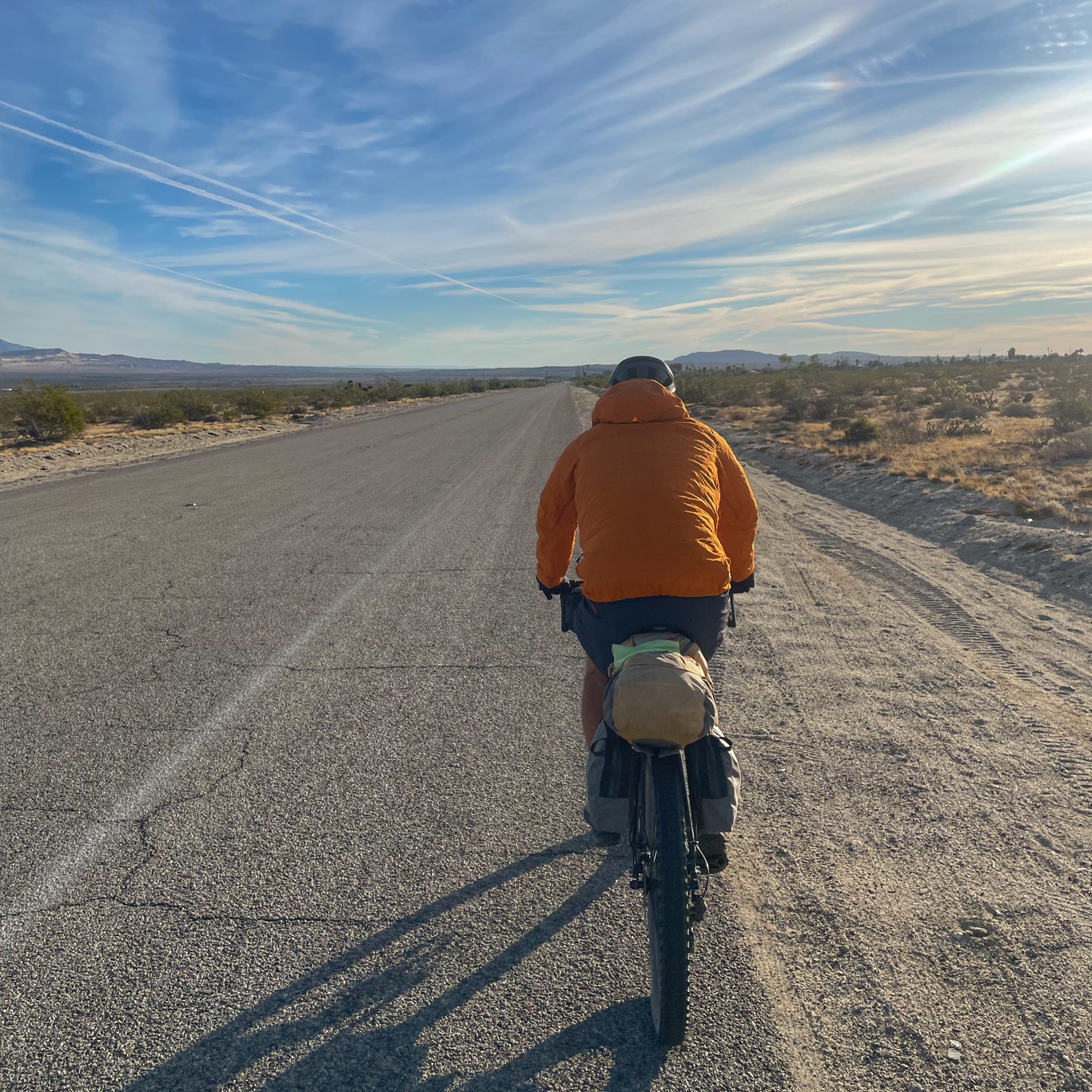 Our first section of road