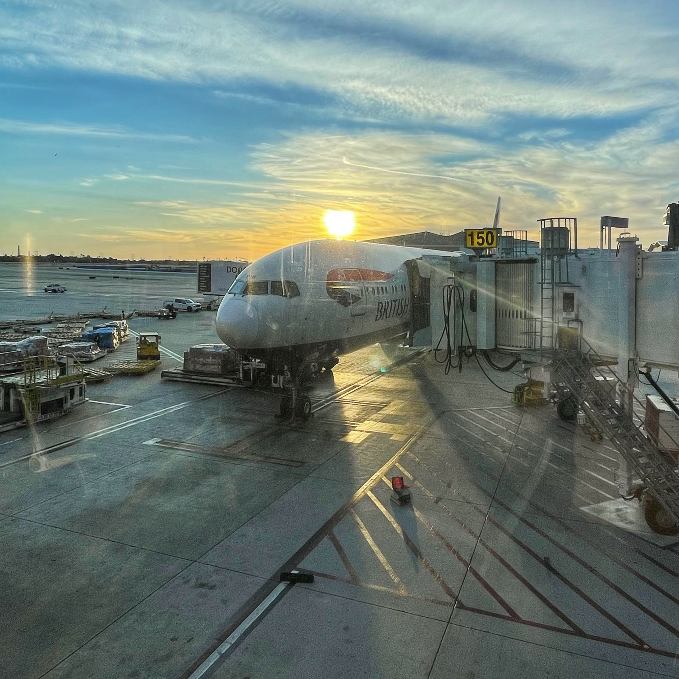 The plane taking me back to London