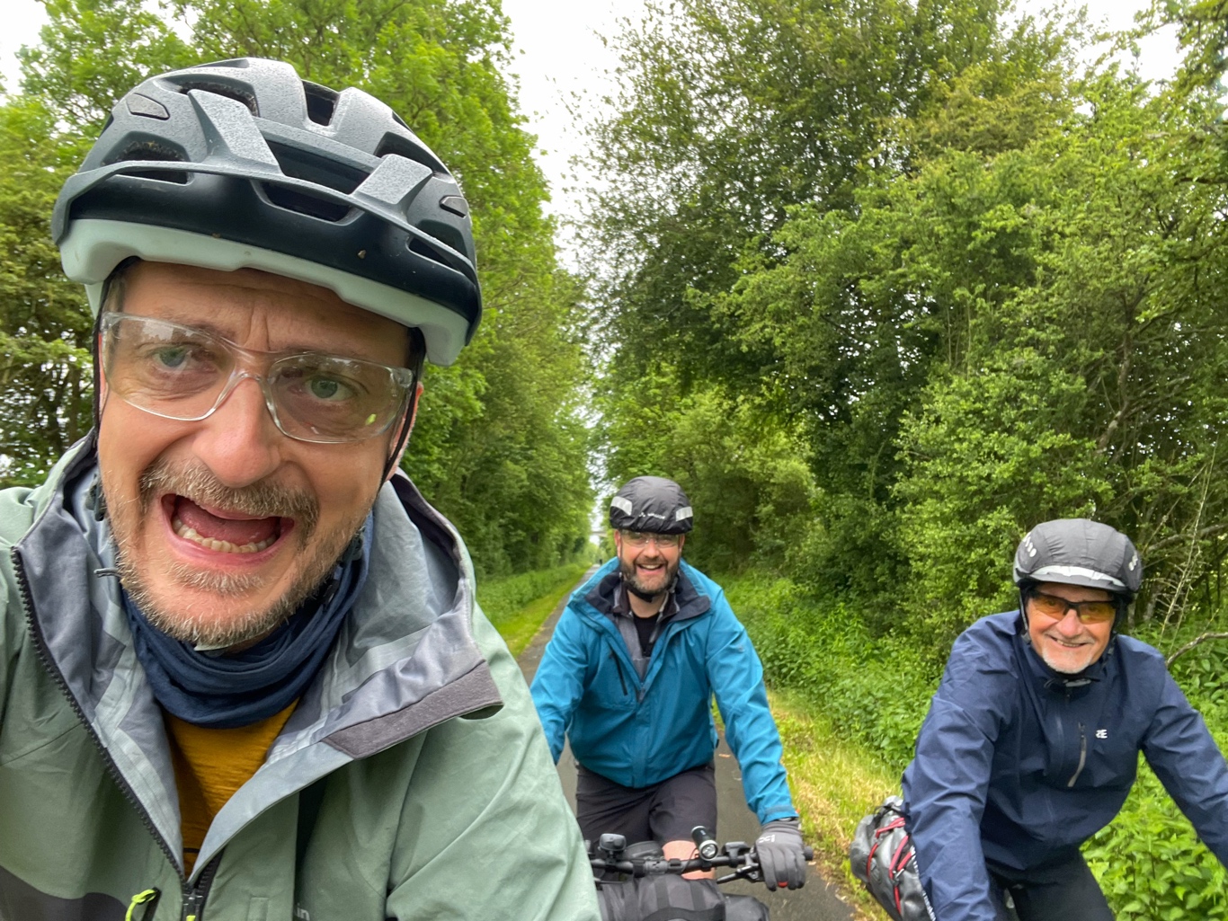 Happy times on the bike path