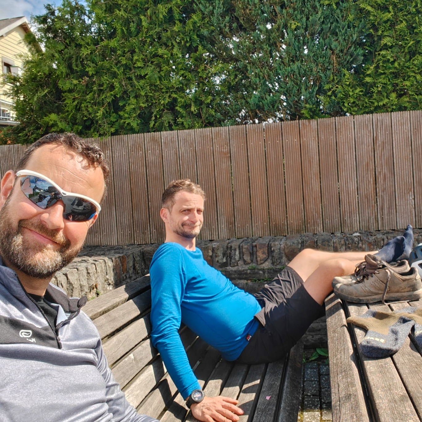 Enjoying the sunshine