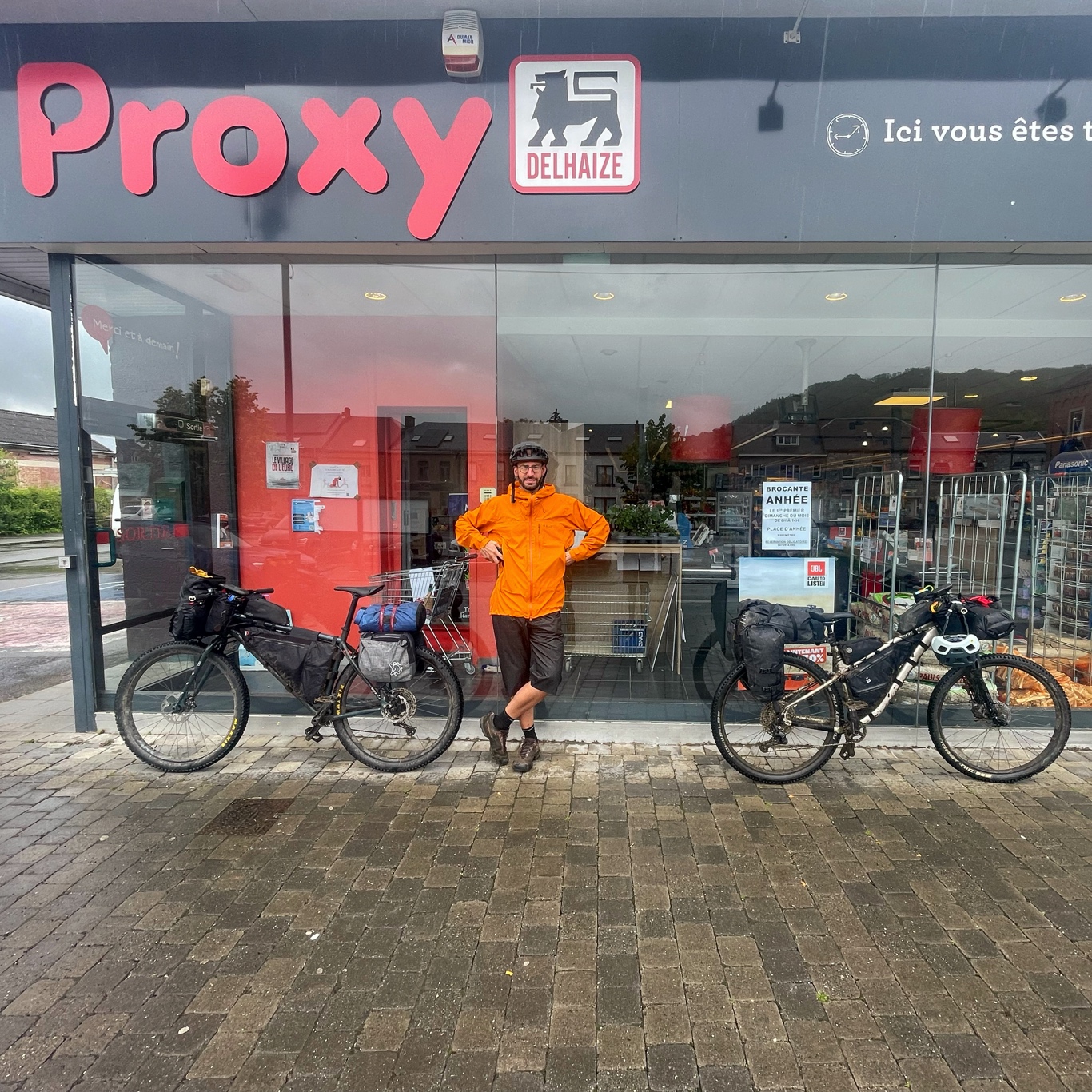 Shelter at the supermarket