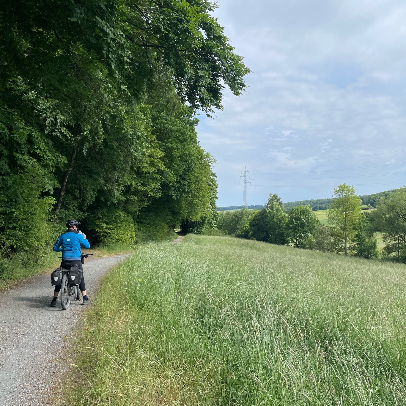 Going down through the valley