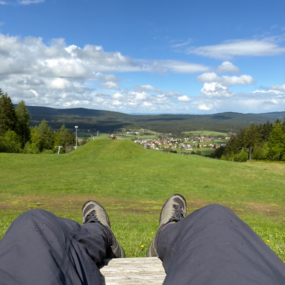 Chilling with a view