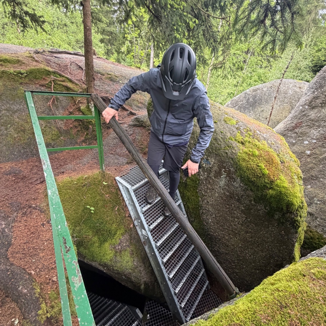 Descending into the darkness