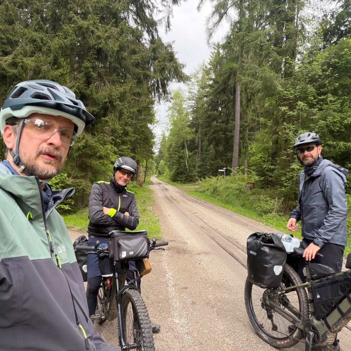 Our first stop in the climb